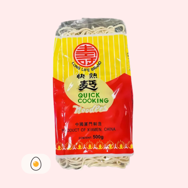 Longlife Quick-Cooking Noodles with Egg 500g