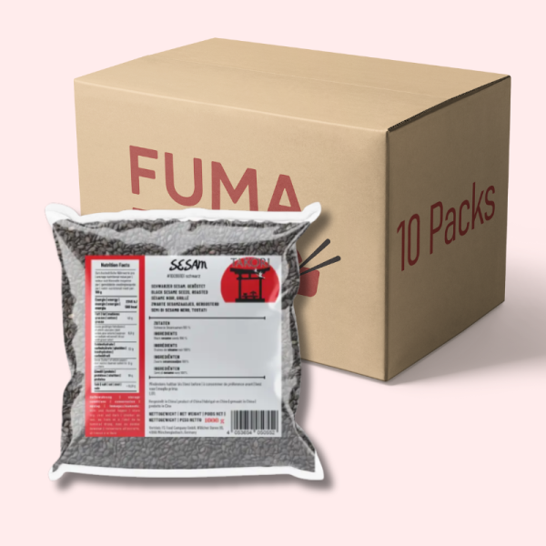 Takori Sesam schwarz geröstet 10x1kg Karton