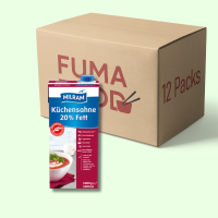 Küchensahne 20% 12x1l Karton