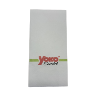 Yoko Sushi Serviette 40x40cm 1/8 Falz Eigendruck