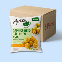 Avita Gemüse-Reis-Bällchen Asia 5x1,2kg Karton