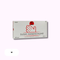 Takori TPE Sushihandschuhe M Schwarz 200Stück