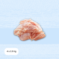 TK Hähnchenkeulen ohne Knochen mit Haut 4x2,5kg