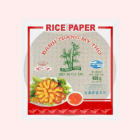 Bamboo Tree Reispapier rund 22cm rot 36x400g Karton