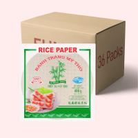 Bamboo Tree Reispapier rund 22cm grün 36x400g Karton