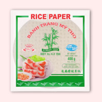 Bamboo Tree Reispapier rund 22cm grün 36x400g Karton