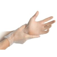 Vinyl-Einweghandschuhe S puderfrei 100Stück