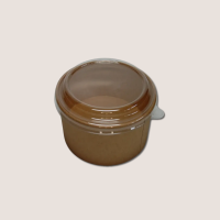 Papp-Salatschale 1100ml Ø184mm Braun 300Stück