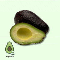 Avocado unripe 18 pcs per box